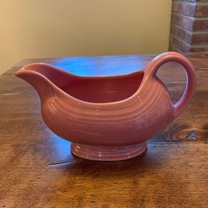 Fiesta Vintage Retired Color Rose Sauce Gravy Boat